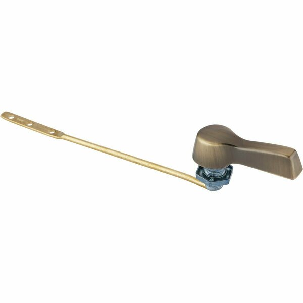 All-Source Antique Brass Tank Lever with Brass Arm 091223